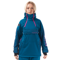 Dragonfly Куртка-анорак сноубордическая DF Uktus Woman Dark Ocean - Pink в Барнауле