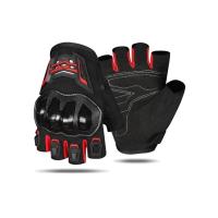 Ones Again Перчатки Half Finger MG-14D black-red в Барнауле