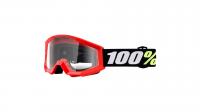 100% Очки детские Strata Mini Goggle Red/Clear Lens в Барнауле