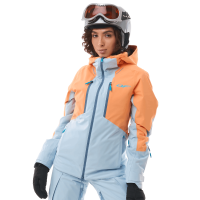 Dragonfly Куртка горнолыжная утепленная Gravity Woman 2025 Mock Orange-Light Blue в Барнауле