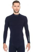 Brubeck Футболка мужская дл.рукав Wool Merino 78% Темно-Синий в Барнауле