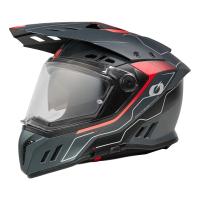Oneal Шлем кроссовый со стеклом Sierra RS Echo красный/черный в Барнауле