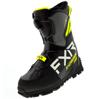 FXR Ботинки снегоходные X-Cross Pro BOA с утеплителем Black/Hi Vis в Барнауле