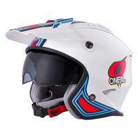 ONEAL Шлем открытый Volt MN1, глянец Белый/красный в Барнауле