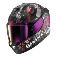 Shark Шлем Skwal i3 Hellcat Mat Black/Chrome/Violet в Барнауле