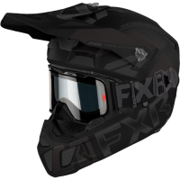 FXR Шлем Clutch Cold Stop QRS Electric 22 Black Ops в Барнауле