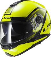 LS2 Мотошлем снегоходный FF325 Strobe Electric Snow Civik Желтый/Черный в Барнауле