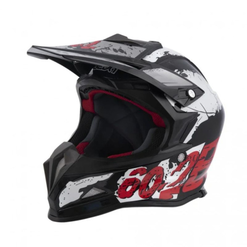 Beon Шлем B-602 Black White Red в Барнауле