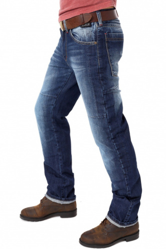 Starks Мотоджинсы мужские Spider Stretch Синие в Барнауле