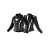 Shima Куртка Кожаная женская Miura 2.0 Black/White в Барнауле