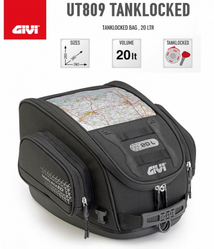Givi Сумка на бак Tanklocked UT809 20л в Барнауле