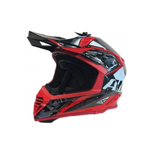 AiM Шлем RH855 Carbon Terrain Black/Red в Барнауле