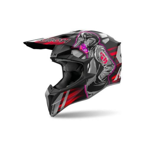 Airoh Шлем Wraaap Cyber Red Matt в Барнауле