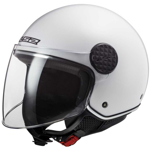 LS2 Мотошлем OF558 Sphere Lux Solid белый в Барнауле