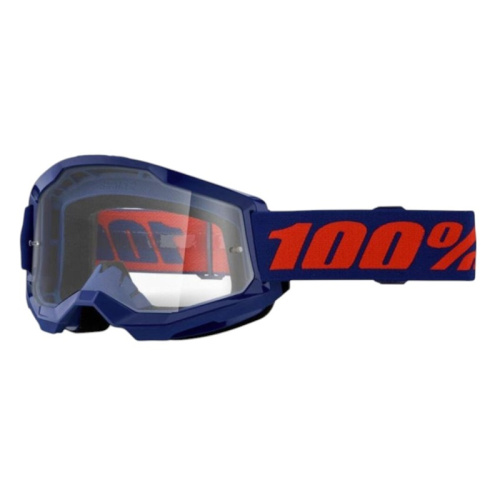 100% Очки Strata 2 Goggle Navy / Clear в Барнауле