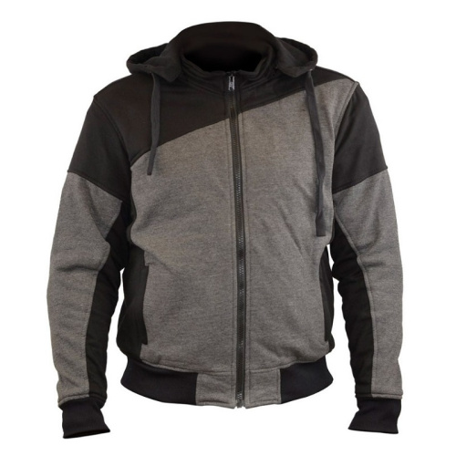 MCP Мотокуртка мужская Hoody серо-черный в Барнауле