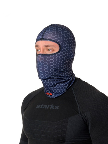 Starks Подшлемник Light Print Moto Черный принт в Барнауле