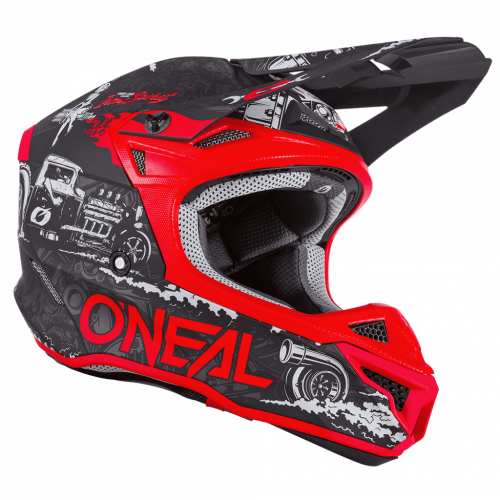 ONEAL Кроссовый шлем 5Series HR Черный/Красный в Барнауле