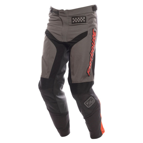 Fasthouse Брюки Grindhouse Pant Gray/Red в Барнауле