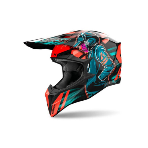 Airoh Шлем Wraaap Cyber Orange Glossy в Барнауле