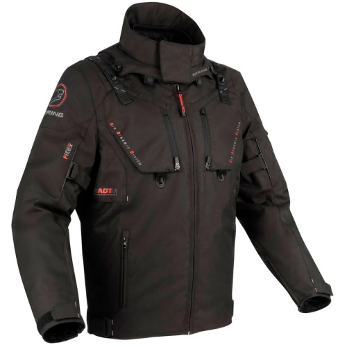Bering Куртка текстильная Skogar Black в Барнауле
