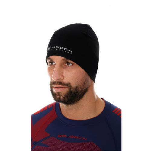 Brubeck Шапка шерстяная Active Wool Черная в Барнауле