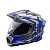 AIM Шлем кросс/эндуро JK802S Blue/Grey/Black в Барнауле