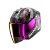 Shark Шлем Skwal I3 Jet Hellcat Mat Black/Chrome/Violet в Барнауле