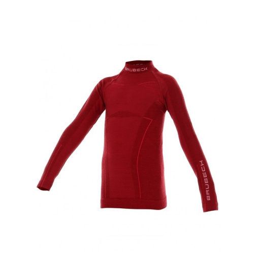 Brubeck Футболка на девушку Active Wool Бордовый в Барнауле