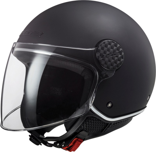 LS2 Мотошлем OF558 Sphere Lux Solid черный в Барнауле