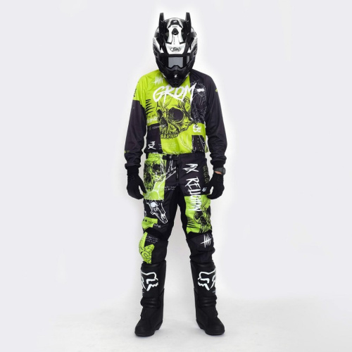 Grom Джерси MX Religion lime в Барнауле