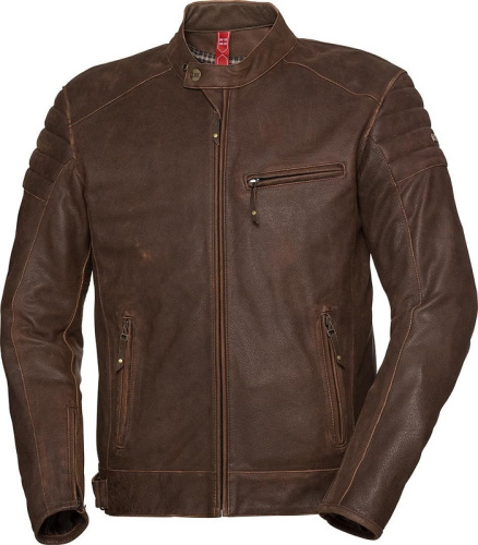 IXS Куртка кожаная Jacket Cruiser Brown в Барнауле