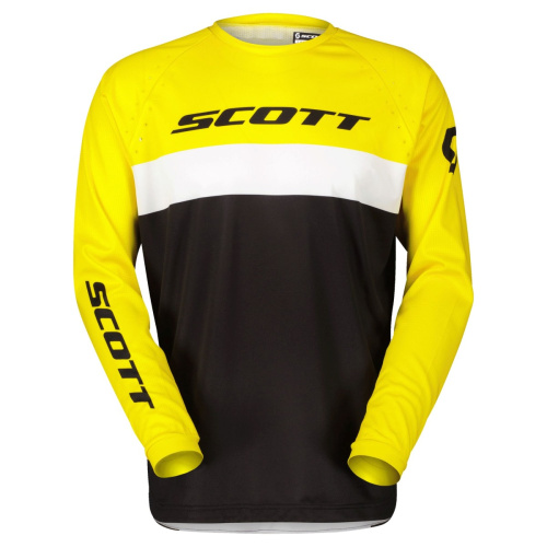 Scott Джерси 350 Swap Evo black/yellow в Барнауле
