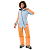 Dragonfly Комбинезон Gravity 2.0 Woman Light Blue - Mock Orange 2025 в Барнауле