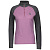 Scott Термокофта женская  Zip Defined Merino dark grey melange/cassis pink в Барнауле