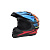 Desment Шлем кроссовый Raptor Black-Blue-Orange graphic в Барнауле