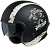 IXS Шлем Jet Helmet iXS 880 2.0 Черно-белый матовый в Барнауле