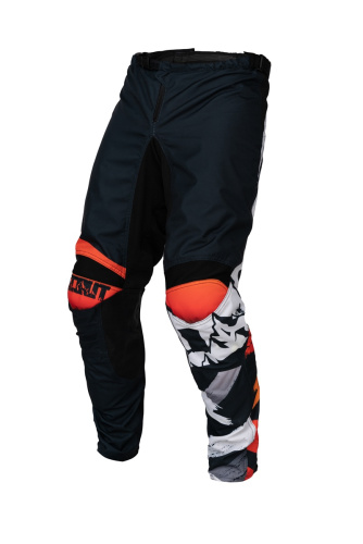 Scout Штаны кроссовые Abstraction Black/Orange в Барнауле