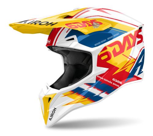 Airoh Мотошлем Wraaap Sixdays Spain 2024 Glossy в Барнауле