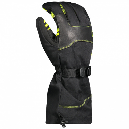 Scott Перчатки Cubrick Black/Lime-green в Барнауле