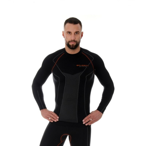 Brubeck Футболка мужская Thermo Protect черный в Барнауле