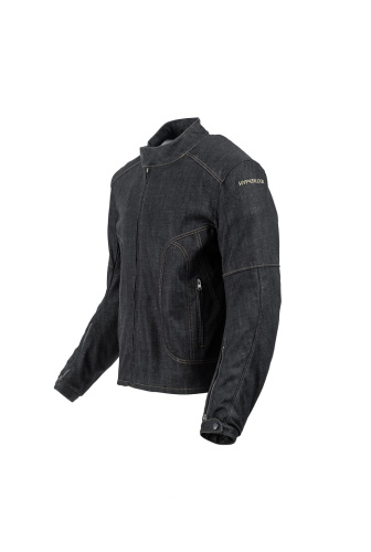 Hyperlook Мотокуртка джинсовая Lion denim Синий в Барнауле