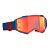 Scott Очки кроссовые Fury dark blue/neon red/orange chrome works в Барнауле