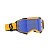 Scott Очки кроссовые Fury dark yellow/dark blue/blue chrome works в Барнауле