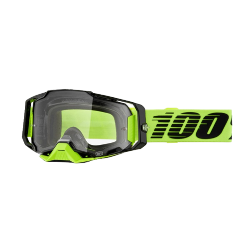 100% Очки Armega Neon Yellow / Clear в Барнауле