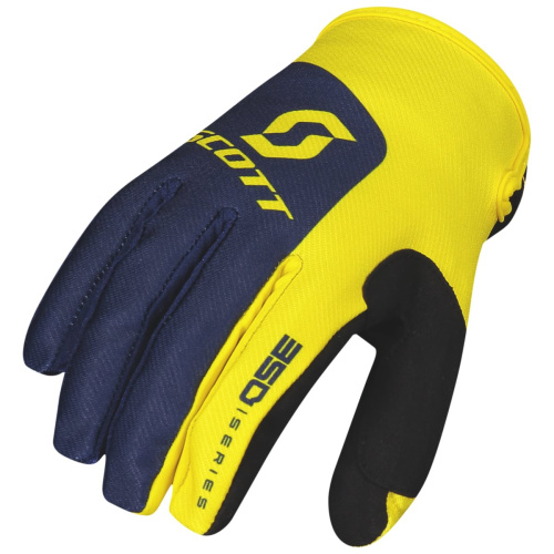 Scott Перчатки 350 Track blue/yellow в Барнауле