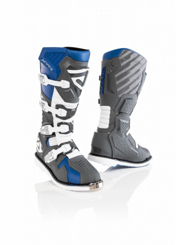 Acerbis Мотоботы кроссовые X-Race Blue/Grey в Барнауле